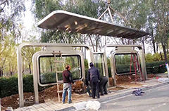 河南許昌不銹鋼候車亭